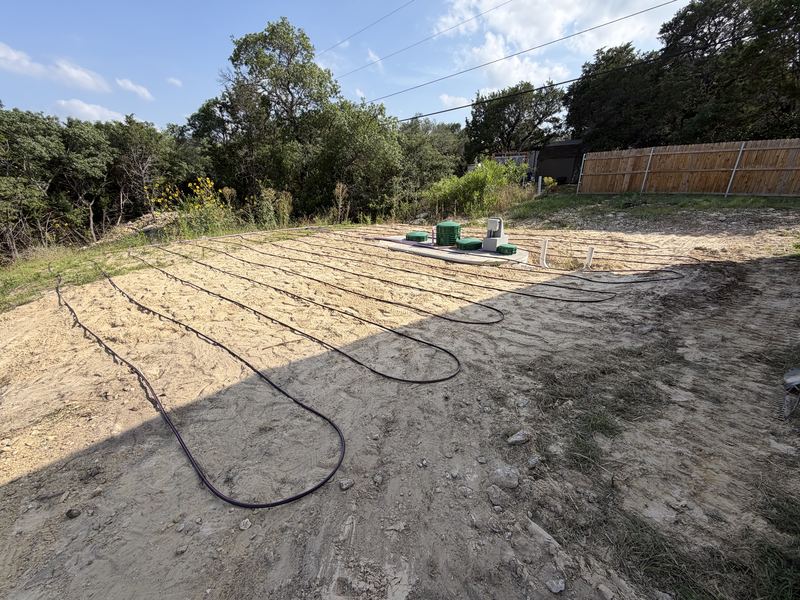 Drip dispersal field — the alternative when soil will not take a conventional drainfield